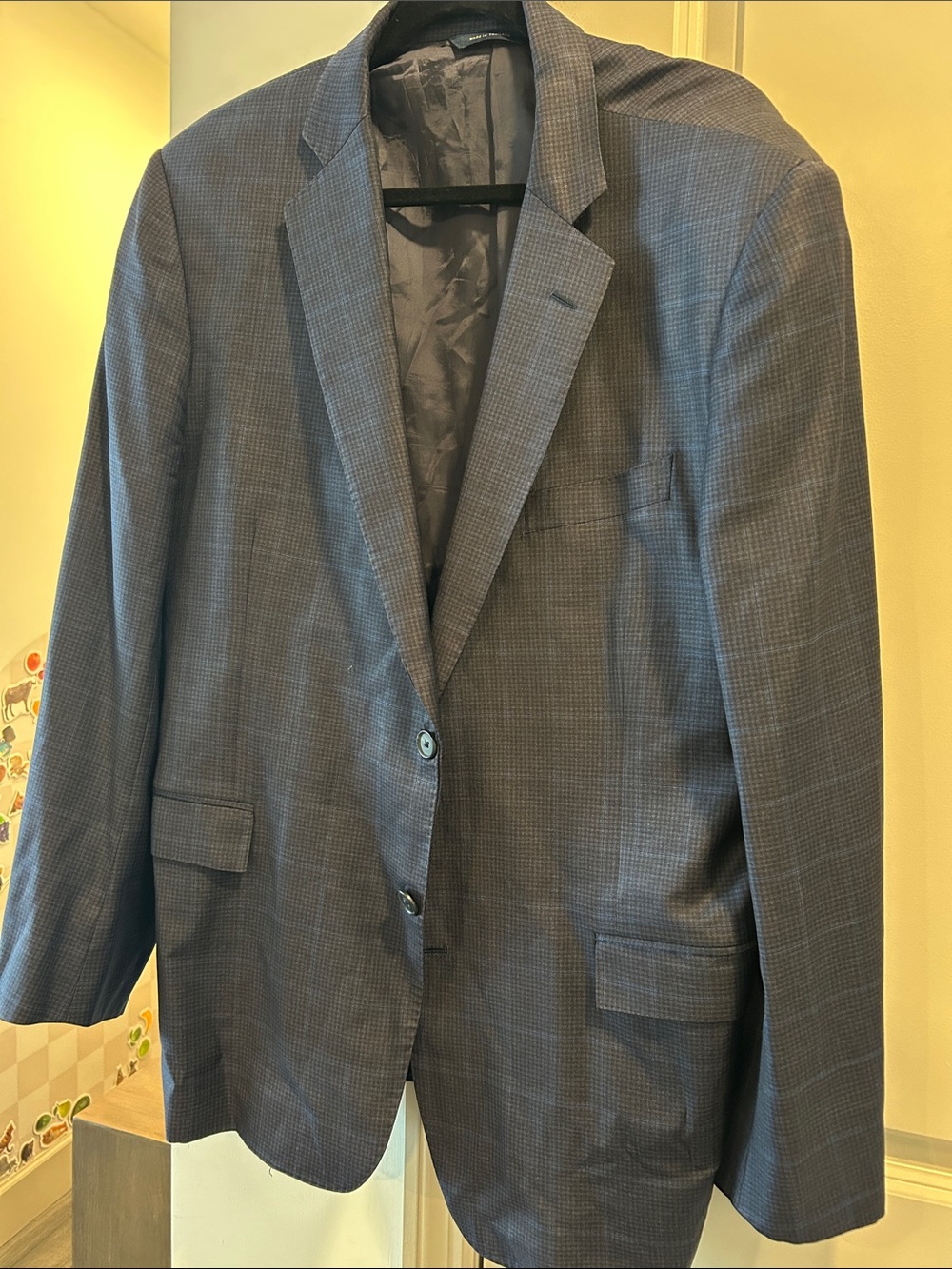 Brooks Brothers Men's Classic Navy Plaid Blazer